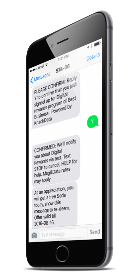 SMS marketing by KnackData